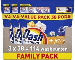 Dash Wasmiddel Pods® - Amber & Orchidee - 3 x 38 Wasbeurten