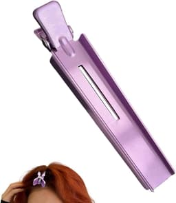 Eendenbek haarspelden - Kappersklemmen styling - Haar sectie klemmen - Laat geen sporen na - 10 x 1.8 cm — thumbnail 1