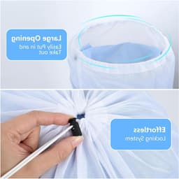 Waszakken voor Wasmachine, Set van 2, 40 x 50 cm, Herbruikbare Fijne Mesh Waszakken voor Kleding, Ondergoed en Delicate Was — thumbnail 4