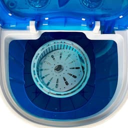 Aura® Camping Wasmachine - Mini Wasmachine - Wasmachines - Capaciteit van Kleding 3 kg - Laag Water- en Energieverbruik - Wit - 36cm x 37cm x 53cm; 5 kg — thumbnail 3