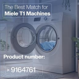 4-delige drogerfilterset, geschikt voor Miele T1-drogers (9164761), filter voor warmtepompdrogers, pluizenfilter, vervangend schuimfilter – voor Wasdrogers - Basisfilter - mat zwart — thumbnail 2