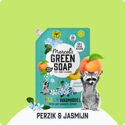 Marcel's Green Soap Kleur Wasmiddel Navulling - Perzik & Jasmijn - 4 x 1L - 92 wasbeurten — thumbnail 4