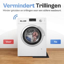 Anti Trillingsmat - Voor Wasmachine - Geluidsdemping - Verhoogde Stabiliteit Antislip - 45 x60cm — thumbnail 4