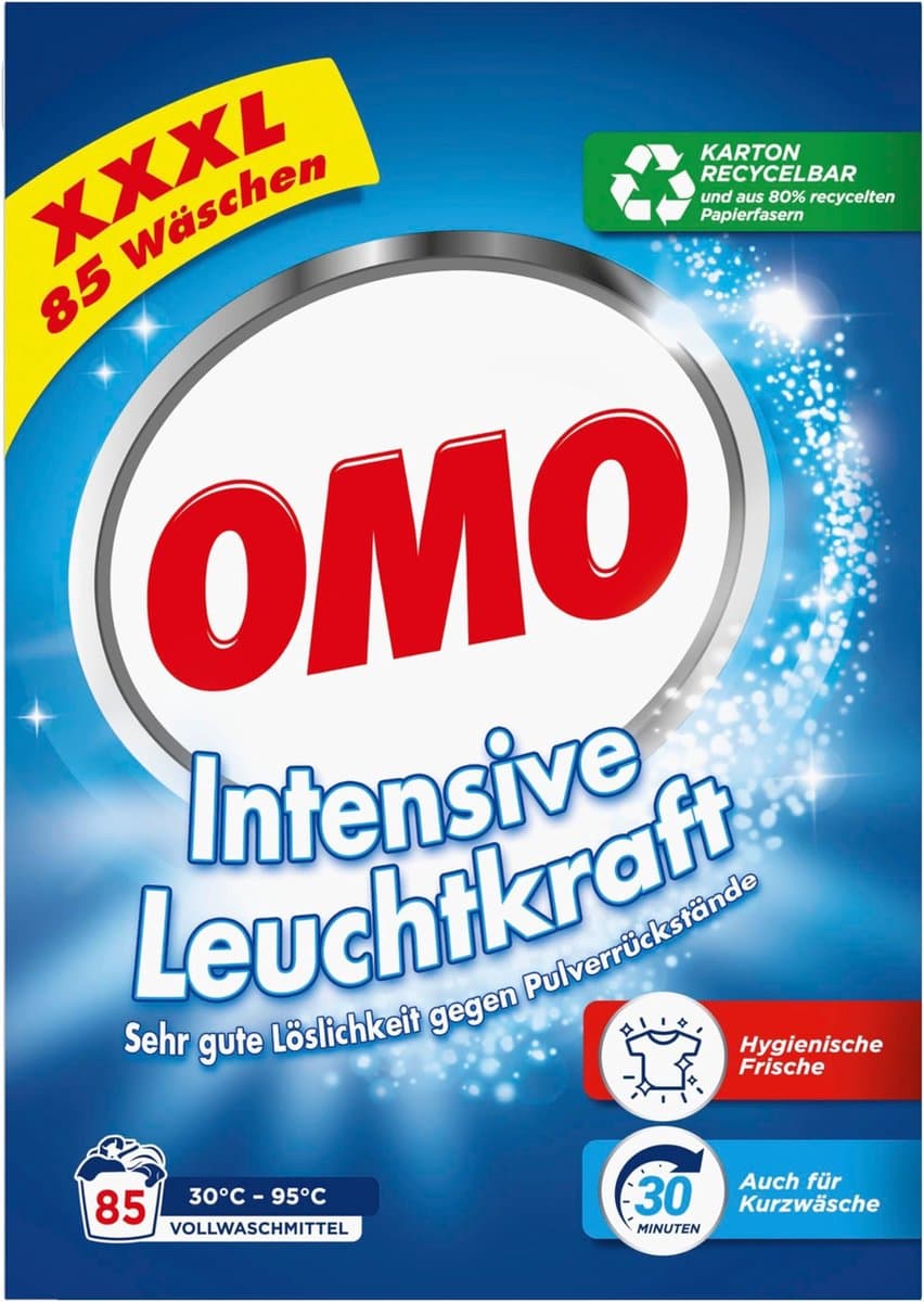 Omo Waspoeder XXXL - 85 wasbeurten - 5.1kg - Wasmiddel - Alle kleuren was — afbeelding 1