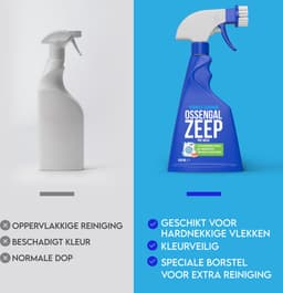 OSSENGALZEEP ONTVLEKKER Vero Shine – Bewezen formule met hoge concentratie ossengal – Tegen de meest hardnekkige vlekken – Voor alle wasbare textiel – Unieke borstelkop voor doelgerichte behandeling – Veilig voor kleuren. — thumbnail 5