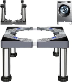 Wasmachine Verhoger - Wasmachine Opbouwmeubel - Wasmachine Sokkel - Anti Slip & Verstelbaar - Ook voor Droger, Koelkast en Vriezer - 160 Kg Draagkracht - 4 Poten - Hoogte 20,6-11,8 in - van Imperatoris — thumbnail 1