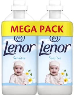 Lenor Wasverzachter Sensitive 2x49 wasbeurten - 2x1.23 liter — thumbnail 2