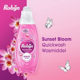 Robijn Quickwash - Vloeibaar Wasmiddel - Sunset Bloom - 8 flessen - 176 Wasbeurten - Voordeelverpakking — thumbnail 3