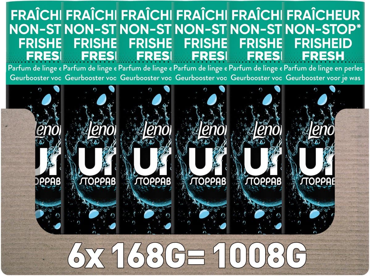 Lenor Unstoppables Geurbooster Fresh Scent - 6 x 168 gram - Wasparfum — afbeelding 1
