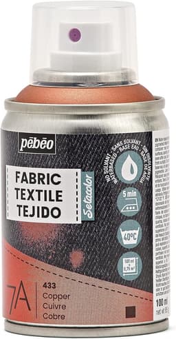 Textielverfspray voor natuurlijke en synthetische stoffen, op waterbasis, oplosmiddelvrij, machinewasbaar, 100 ml — thumbnail 2