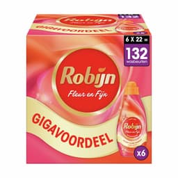 Robijn Specials Fleur & Fijn Vloeibaar Wasmiddel - Voordeelverpakking - 6 x 22 Wasbeurten — thumbnail 1