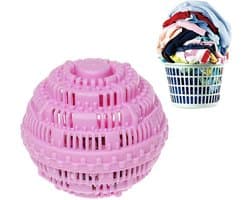 Wasbollen - 1 Stuk - Wasbal Voor De Wasmachine - 11 Cm - Antiklitwerking - Herbruikbaar - Haarvanger Wasbollen - Wasballen Wasbol - Pluisballen - Geschikt Voor Lakens, Jassen, Kleding, Dekens - Roze — afbeelding 1