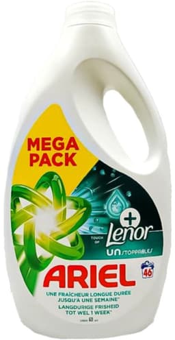 Ariel Vloeibaar Wasmiddel - Touch of Lenor Unstoppables - 4 x 46 Scoop Voordeelverpakking — thumbnail 2