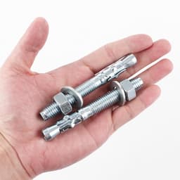 Heavy-duty pluggen - Industriële boutankers - Gebouwstructuur bevestigen - Duurzaam verzinkt - M12x100 mm — thumbnail 3
