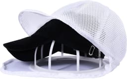 Wasring voor petten - pettenwasser met kaphouder en waszak - hoedenwas in wasmachine of vaatwasser - mesh beschermframe (27 x 22 cm) — thumbnail 1