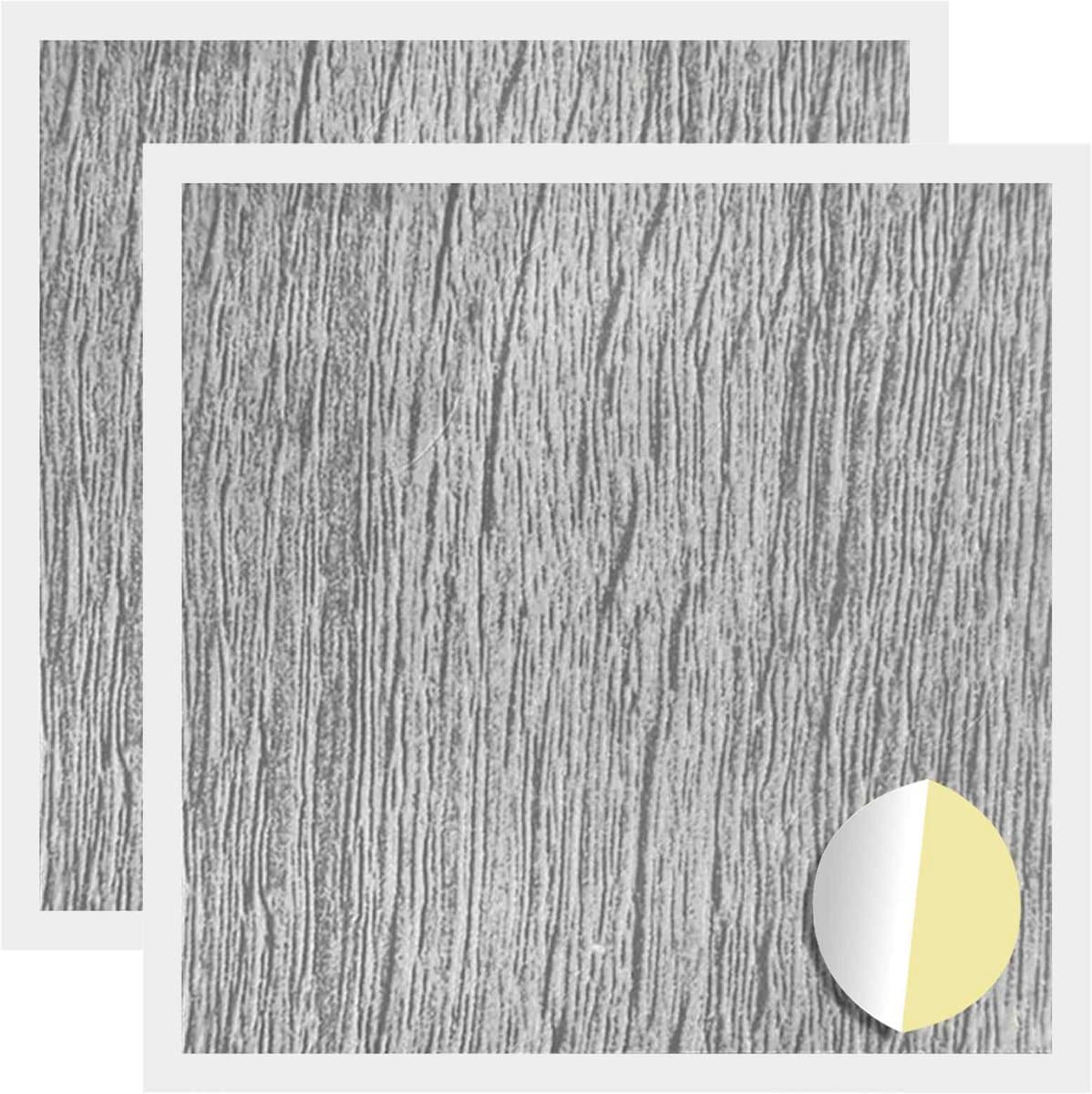 vidaXL - Zelfklevende - schroefcover - 2 - pcs - Grijs - Sonoma - Ø - 20 - x - 0,5 - mm — afbeelding 1