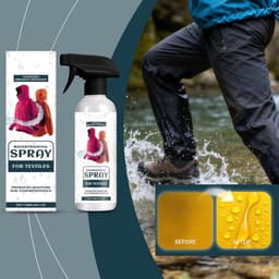 Textiel Impregneerspray - Waterafstotende Spray - Outdoor Bescherming - Duurzame Vochtbarrière - 120 ml — thumbnail 5