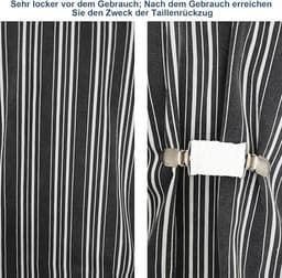 Vestclip in 3 verschillende kleuren, verstelbare elastische clip, elastische kledingclips met band, elastische jurkclips, vintage truiclips, voor kleding, truien — thumbnail 2