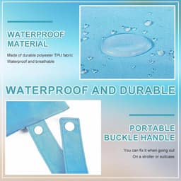 Waszakken voor Vuile Was - Set van 3 - Waterdicht - Met Ritssluiting - Voor Badpakken, Sport, Fitness, Camping - 40 x 30 cm — thumbnail 3