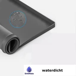 Lekbak Wasmachine – Siliconen Opvangbak - Opstaande Rand - SinkMate® - 60 x 60 cm – Lekbak Koelkast Vaatwasser Diepvriezer — thumbnail 5