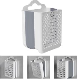 Wasmand - Wassorteerder - Opvouwbare Wasbox voor Badkamer & Slaapkamer - 27×19×39 cm — thumbnail 4