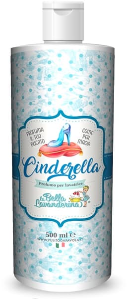 Wasparfum - Lumirella - Cinderella - 500 ML - minimaal 100 wasbeurten - Witte musk - Muschio bianco musk - Lemon — thumbnail 1