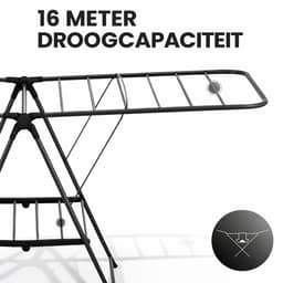 Bayt Wasrek - Droogrek - Wasrek Inklapbaar - Droogrek Inklapbaar - Droogrekken - Zwart — thumbnail 4