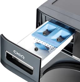 CHiQ CFL90-14586IM3XA - Wasmachine - 9 KG - Space Pro - 16 programma's - AI Smart - Stoomwassen & Quick Wash - 12 jaar garantie op motor - Energieklasse A — thumbnail 4