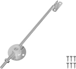vidaXL - Deksel - ondersteuningsscharnier - 12 - st - Zilver - 194 - x - 36 - x - 18 - mm — thumbnail 1