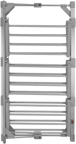 AMA® Elektrisch Droogrek - Droogrek - Verwarmd Droogrek - 60x62x112cm - Zilver — thumbnail 2