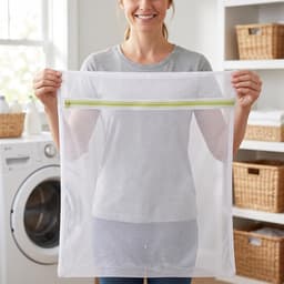 Set van 3 Wasnetten met Rits voor Wasmachine - Ideaal voor Kleding, Ondergoed en Delicate Stoffen, 50 x 60 cm — thumbnail 2