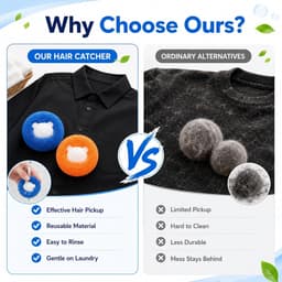 Haarballen voor de wasmachine - Herbruikbaar - Verwijdert dierenharen - Effectief voor kleding - ShopVlot — thumbnail 5