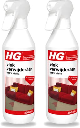2 x HG - Woonkamer - Vlekverwijderaar Extra Sterk - In 30 Seconden Resultaat - 500 ml - Voordeelverpakking - 2 stuks — thumbnail 1