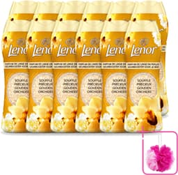 12 x Lenor - Geurbooster - Gouden Orchidee - 22 Wasbeurten - Bulkverpakking - Geurbooster was - Douchemop - Geur in was — thumbnail 1