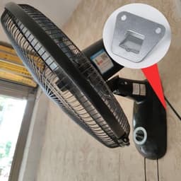 Montagebeugel voor ventilatoren - Muurbevestiging, 2 stuks - Verborgen steunbeugels met schroeven - Zware bevestigingsdelen voor afzuigkappen - Oscillatiefilters - Stevige bevestigingsoplossing — thumbnail 2