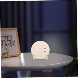 1set Houten Geboorte Aankondigingsbord Voor Geboorte Armband Houder Met Stand Rond Herinneringspaneel Voor Ziekenhuis Babyshower Duurzaam Multifunctioneel — thumbnail 3