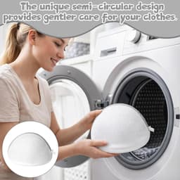 BH-waszakje - waszak - 4 stuks - 18*15 cm - mesh waszakken - wasmachine zakken - Lingerie Waszakjes met Rits - ondergoed wasnet voor dames - herbruikbare - voor intiem ondergoed - kledingbescherming - grijs — thumbnail 2