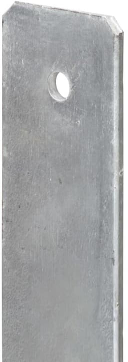 vidaXL - Grondankers - 6 - st - 14x6x60 - cm - gegalvaniseerd - staal - zilverkleurig — thumbnail 1