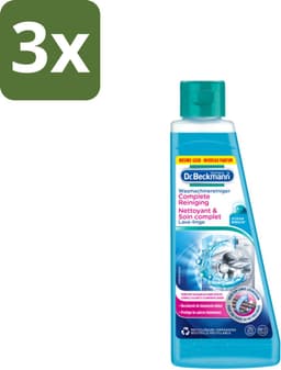 3 x Dr.Beckmann - Wasmachinereiniger - Ocean Breeze - Anti-Kalk - 250 ml - Wasmachine Reinigen - Kalk Verwijderen - Wasmachine Reinigingsmiddel - Anti-kalk - Wasmachine Geur — thumbnail 1