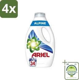 Ariel – Vloeibaar Wasmiddel – Alpine – 1530 ml – 34 wasbeurten - Voordeelverpakking - 4 stuks - Ariel Alpine - Vloeibaar wasmiddel — thumbnail 1