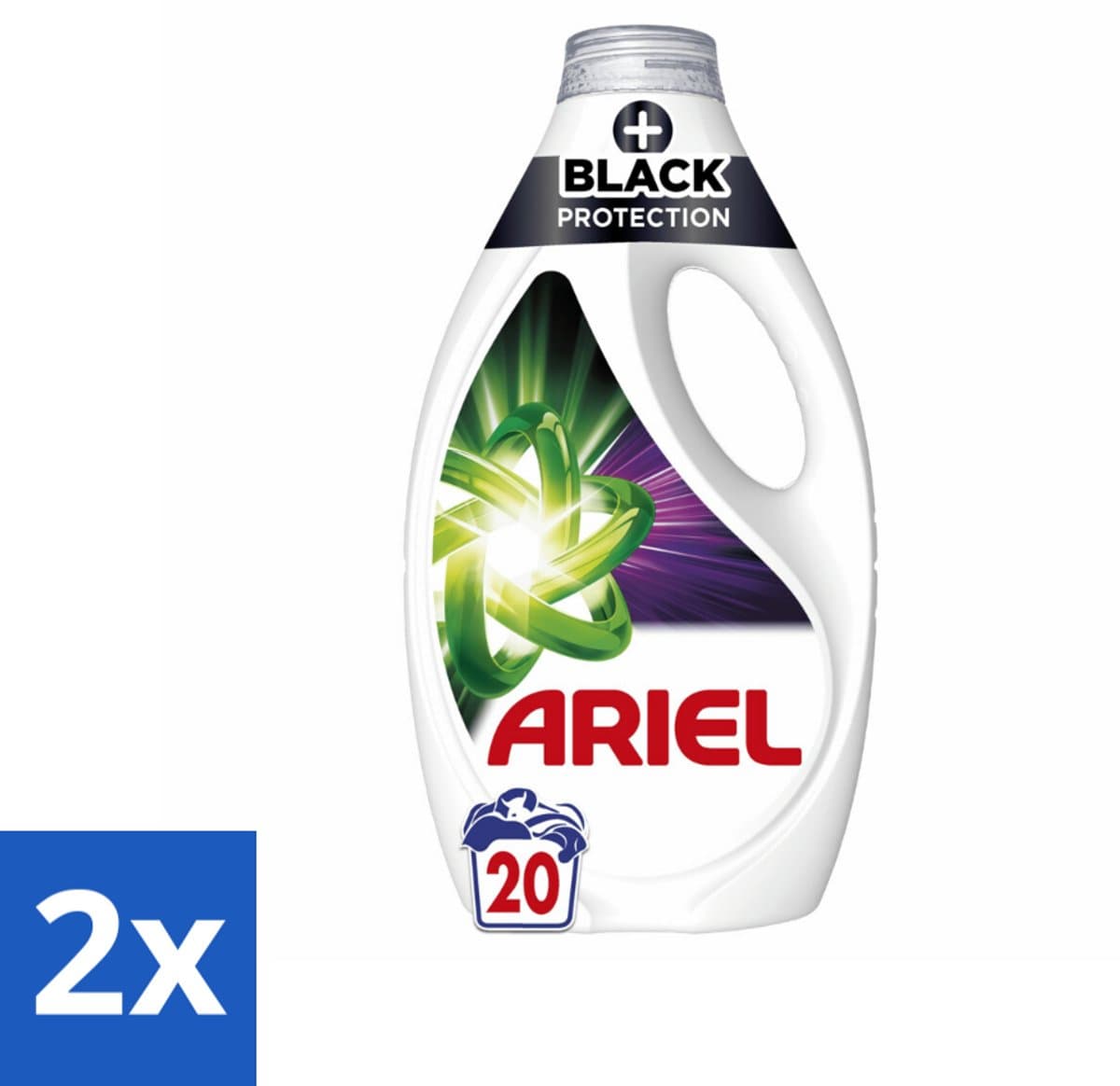 Ariel – +Revita Black – Vloeibaar Wasmiddel – 900 ml - Voordeelverpakking - 2 stuks — afbeelding 1