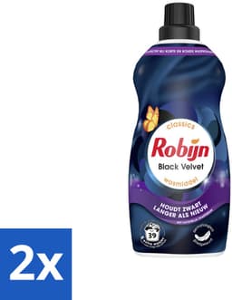 2 x Robijn – Vloeibaar Wasmiddel – Klein & Krachtig Black Velvet – 1,19 L - Zwarte Was - Donker Was - Wasmiddel Zwart - Kleurbehoud - Wasmiddel Donker — thumbnail 1