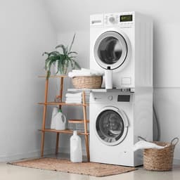 VALI® Wasmachine Ombouw - Wasmachine Kast - Wasmachine Meubel - Wit - 60cm x 60cm x 8cm — thumbnail 3