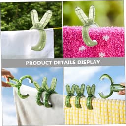 Wasknijpers - Kleding Clips - Kleding Drogen - Grote Jumbo Formaat - 12 cm Lengte - Groen — thumbnail 5