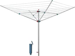 Droogmolen Tuin - Wasrek Buiten - Was Drogen - Aluminium Frame - 50 meter - Zilver — thumbnail 1