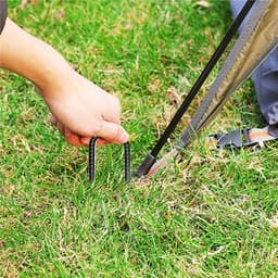 Dailygoods - 6 Stuks Verzinkte Grondankers voor Tent en Tuin — thumbnail 3