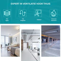Afvoerslang PVC Aluminium - Ventilatieslang Flexibel - Lucht Afvoeren - Grijs — thumbnail 4