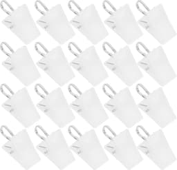 100 stuks- Wasknijpers-wasknijpers kunststof -wasknijpers groot-wasknijpers Metaal -Badlaken Knijpers -Strandlaken Knijpers-Handdoek Knijpers-Voor dagelijks wasgoed, strandhanddoek, badhanddoek--Winddicht- Anti Slip-Wit — thumbnail 1