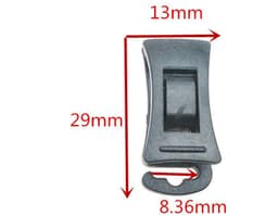 50 stuks- wasknijpers-wasknijpers kunststof-wasknijpers groot-wasknijpers plastic -Droogrek Knijpers -Knijpers-Binnen en Buiten-Strandlaken Knijpers - Badlaken Clips -Voor Handdoeken, Hoed, Jurken, Badhanddoek-Winddicht-Anti Slip-8mm — thumbnail 5