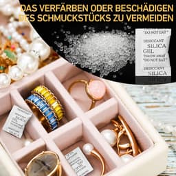 1 g x 100 stuks silicagel zakken, silicagel zakken voor kleding, laden, schoenen kast, droogmiddel voor het verwijderen van vocht en schimmelgeuren — thumbnail 3